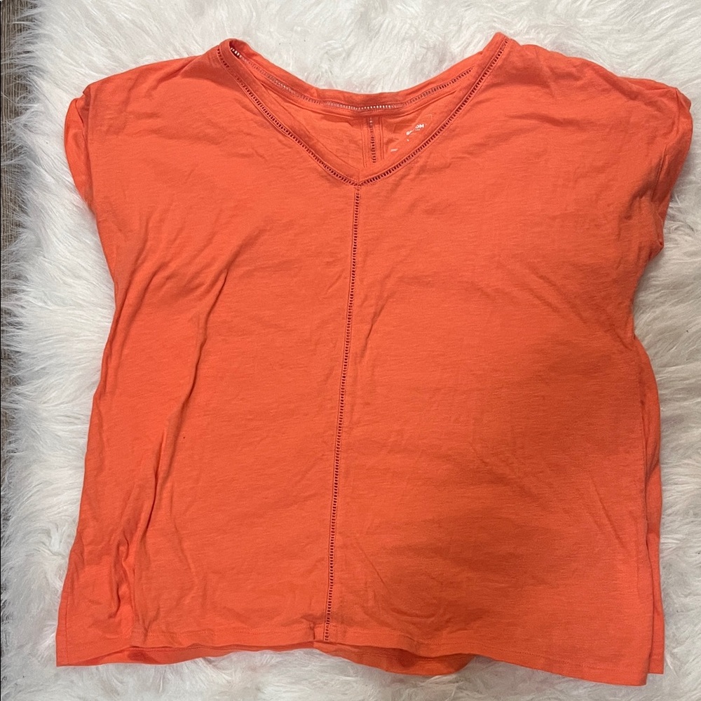 Sonoma Women's Bright Orange Short Sleeve Tee